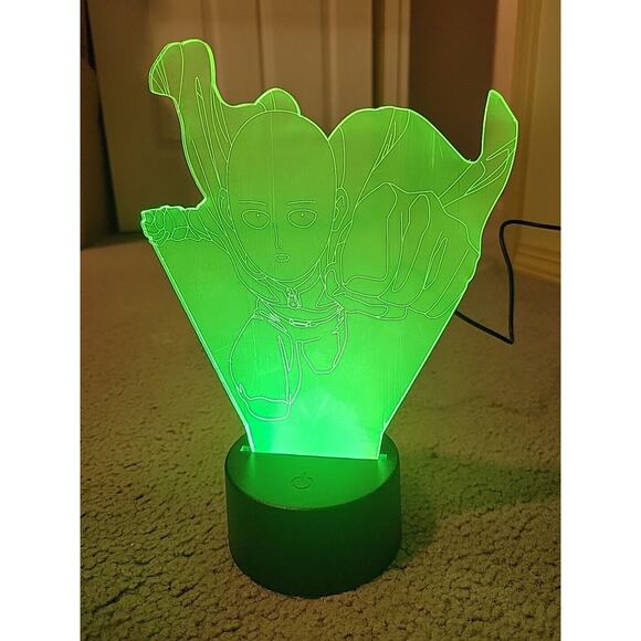 ONE PUNCH Man Light Up Color Changing Night Light Lamp LED - Picture 4 of 6